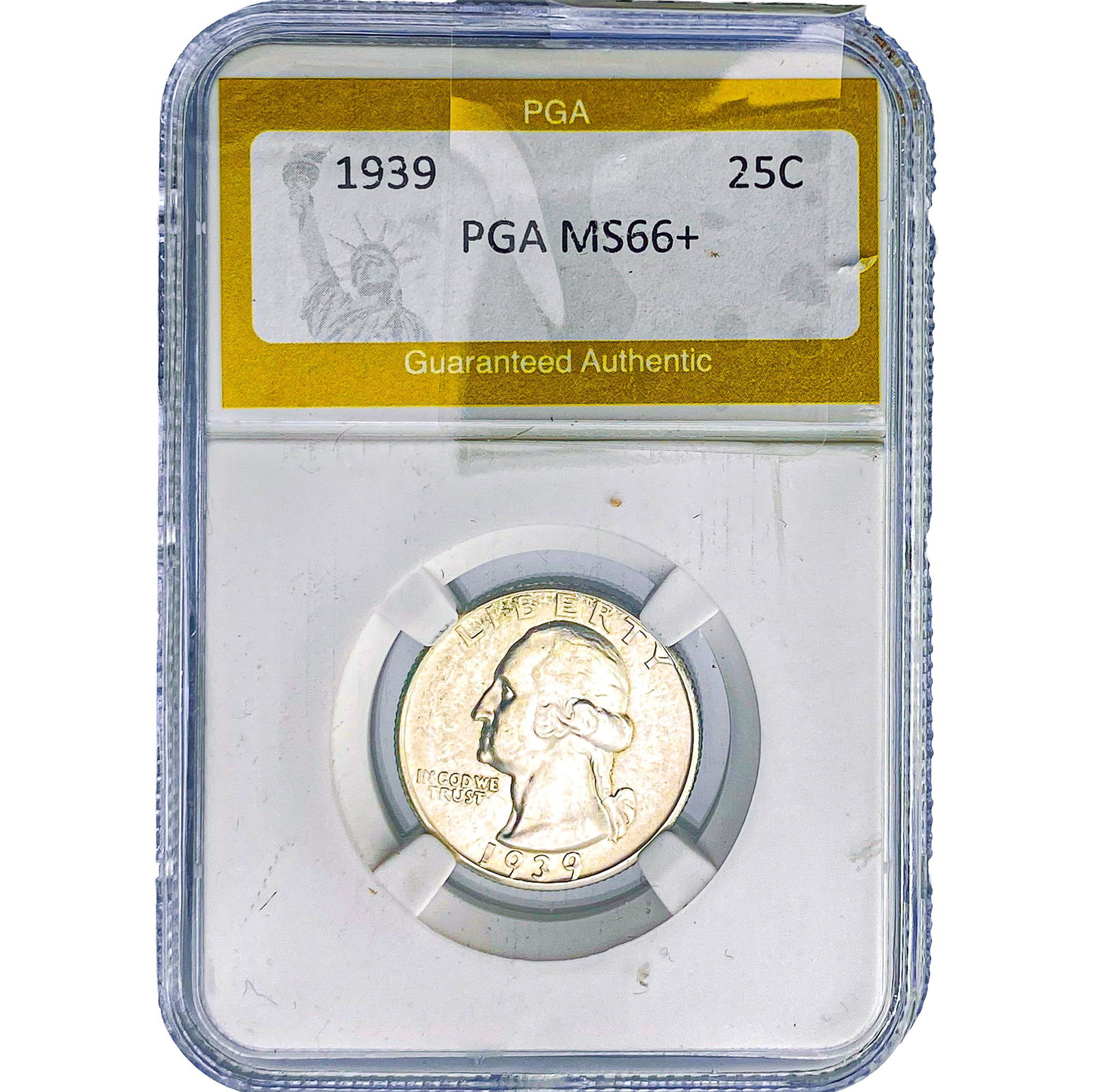 1939 Washington Silver Quarter PGA MS66+ (1 of 2)