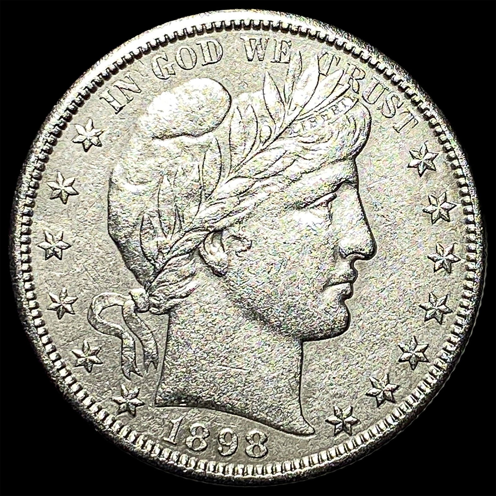 1898-S Silver Barber Half Dollar CLOSELY UNCIRCULATED (1 of 2)