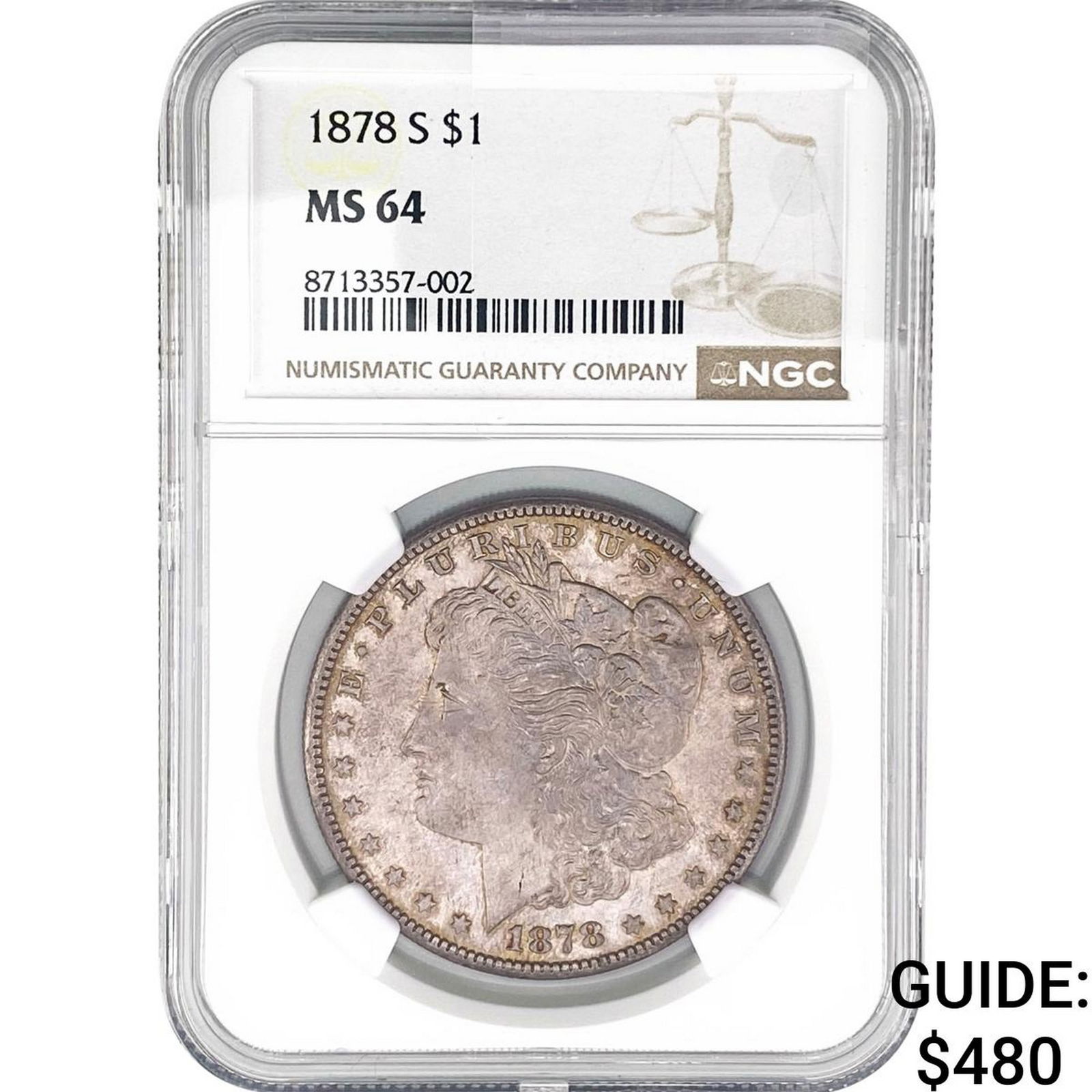 1878-S Morgan Silver Dollar NGC MS64 (1 of 2)