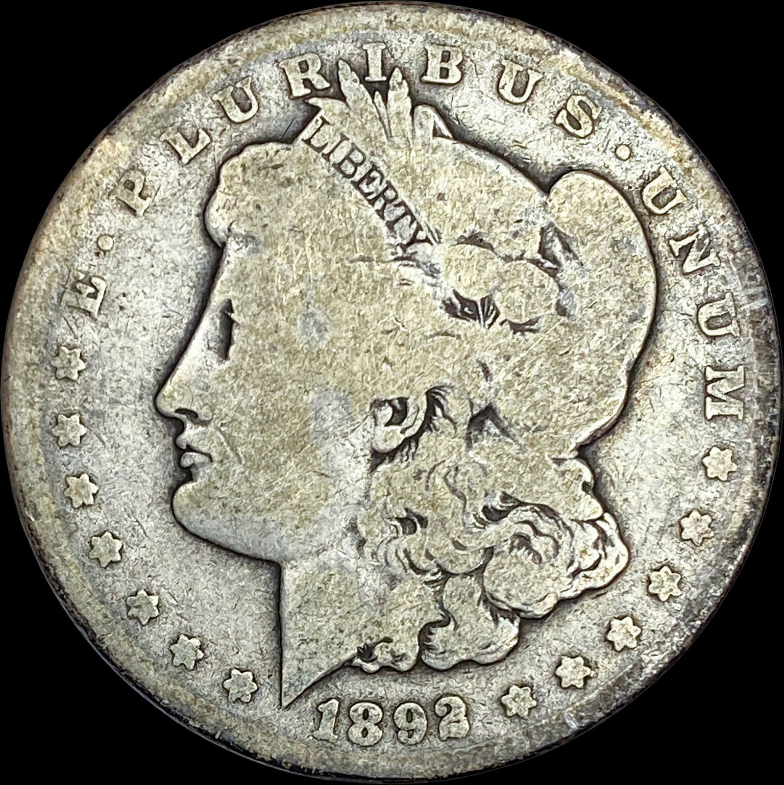 1892-CC Silver Morgan Dollar NICELY CIRCULATED (1 of 2)