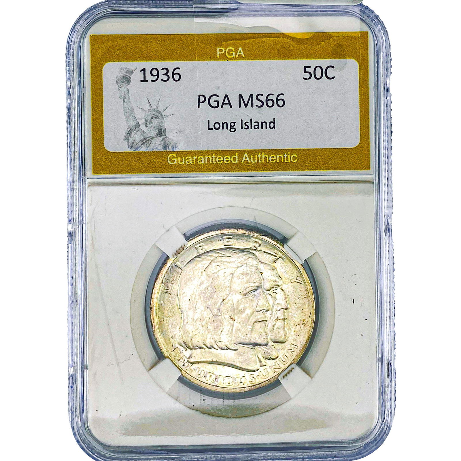 1936 Long Island Half Dollar PGA MS66: 1936 Long Island Half Dollar PGA MS66