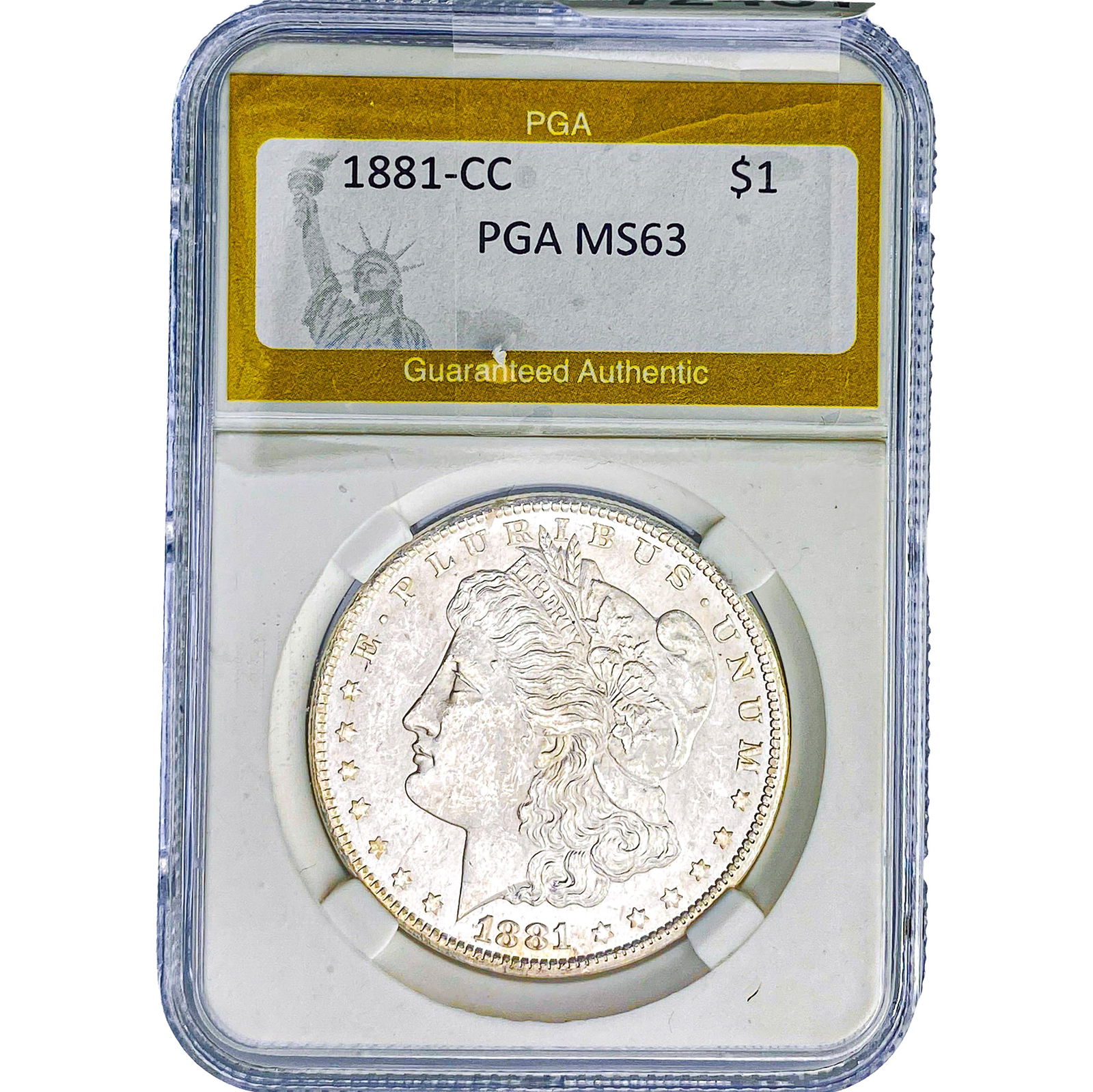 1881-CC Morgan Silver Dollar PGA MS63 (1 of 2)