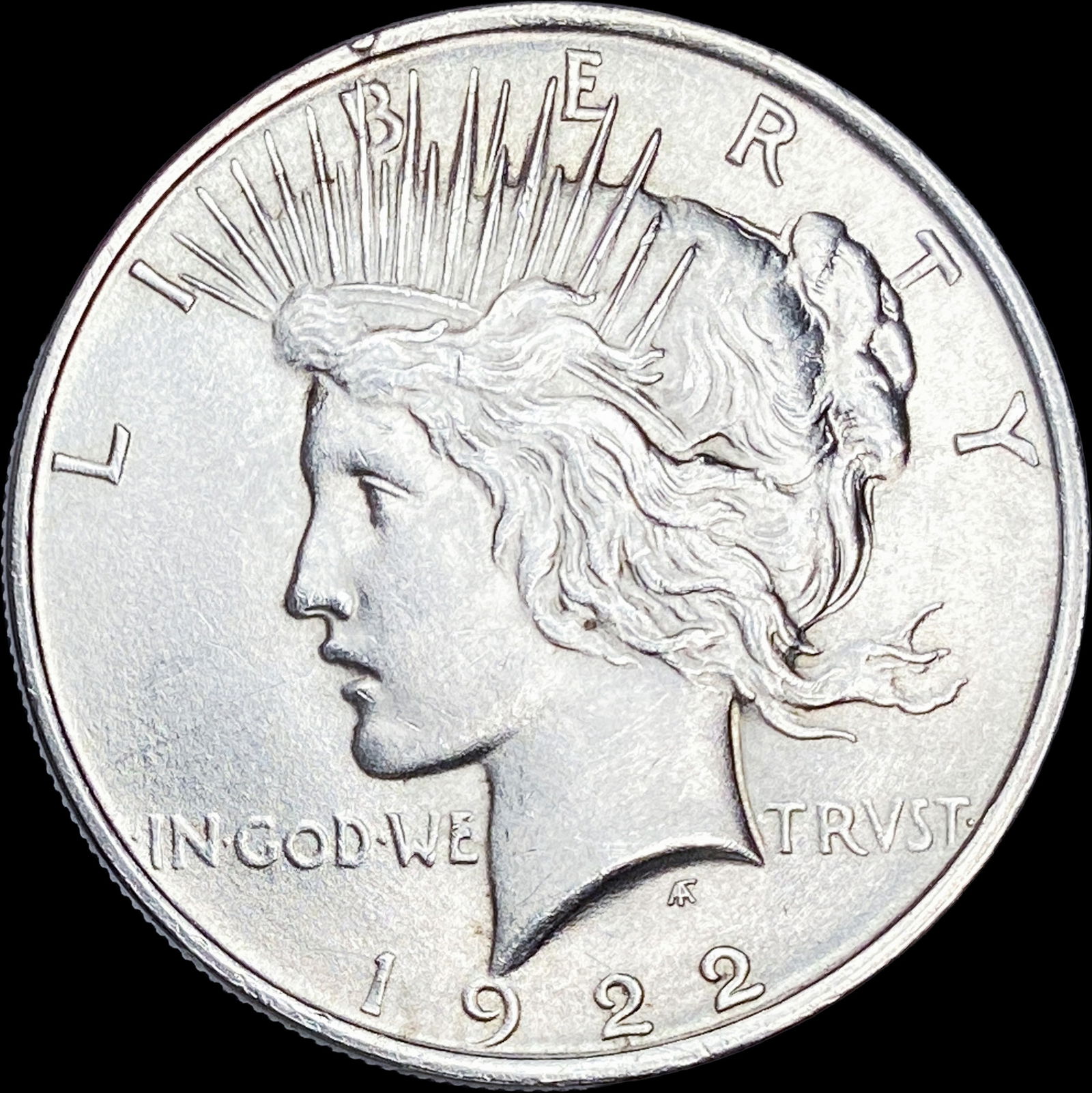 1922 Silver Peace Dollar GEM BU (1 of 2)
