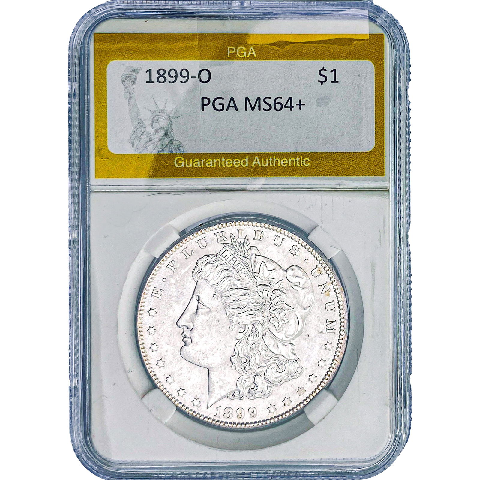 1899-O Morgan Silver Dollar PGA MS64+: 1899-O Morgan Silver Dollar PGA MS64+