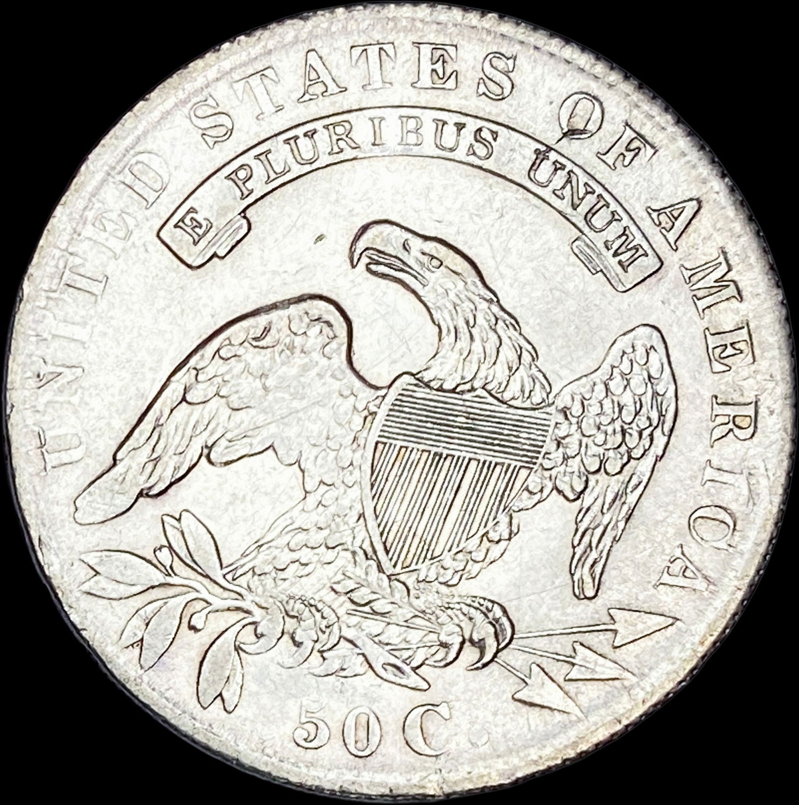 1834 Capped Bust Half Dollar CLOSELY UNCIRCULATED - 2