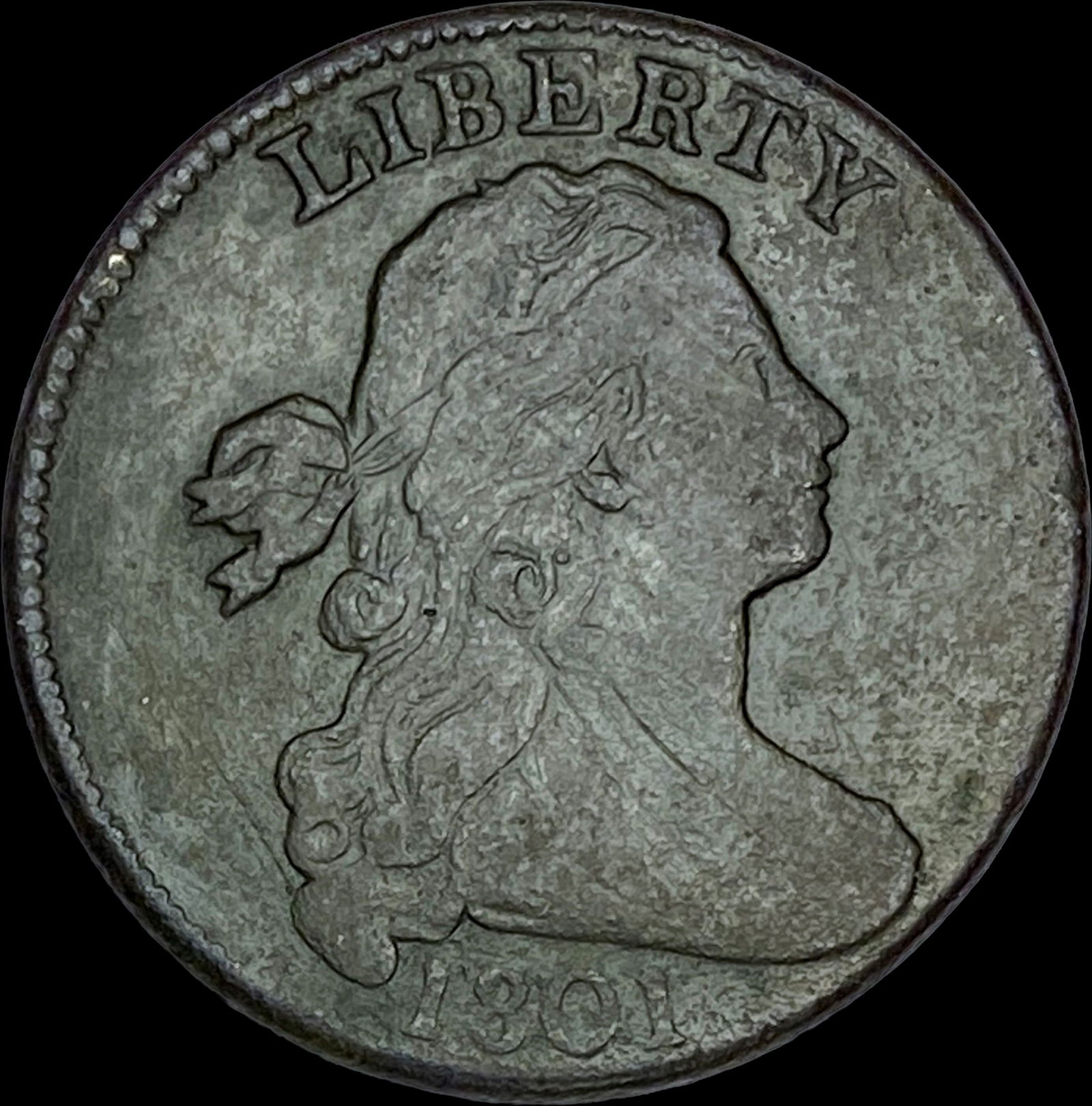 1801 Draped Bust Large Cent LIGHTLY CIRCULATED (1 of 2)