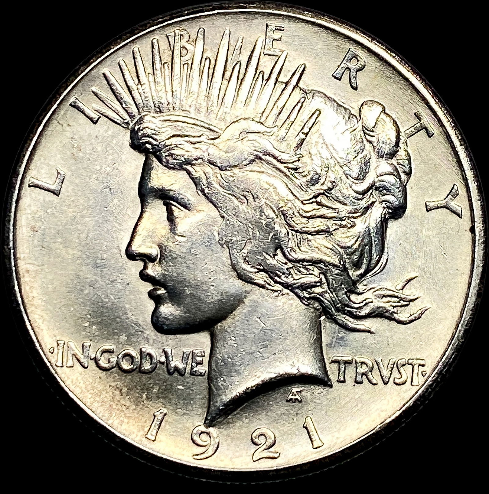 1921 HR Silver Peace Dollar UNCIRCULATED: 1921 HR Silver Peace Dollar UNCIRCULATED