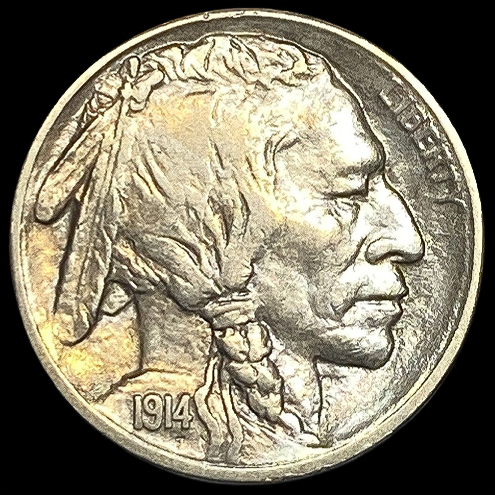 1914-S Buffalo Nickel CLOSELY UNCIRCULATED (1 of 2)