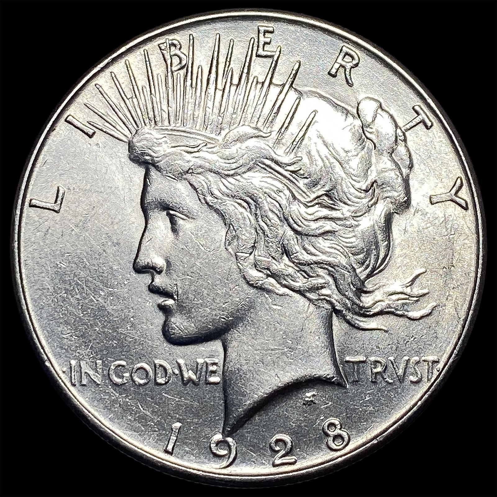 1928-S Peace Silver Dollar UNCIRCULATED: 1928-S Peace Silver Dollar UNCIRCULATED