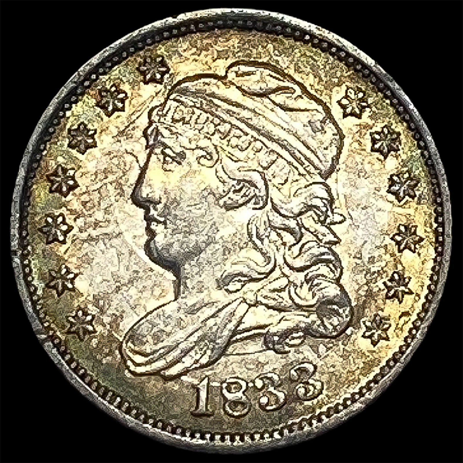 1833 Capped Bust Half Dime UNCIRCULATED: 1833 Capped Bust Half Dime UNCIRCULATED