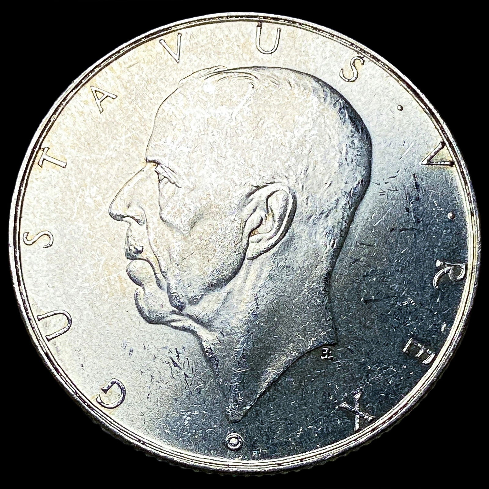 1938 Sweden Silver 2 Kroner UNCIRCULATED: 1938 Sweden Silver 2 Kroner UNCIRCULATED