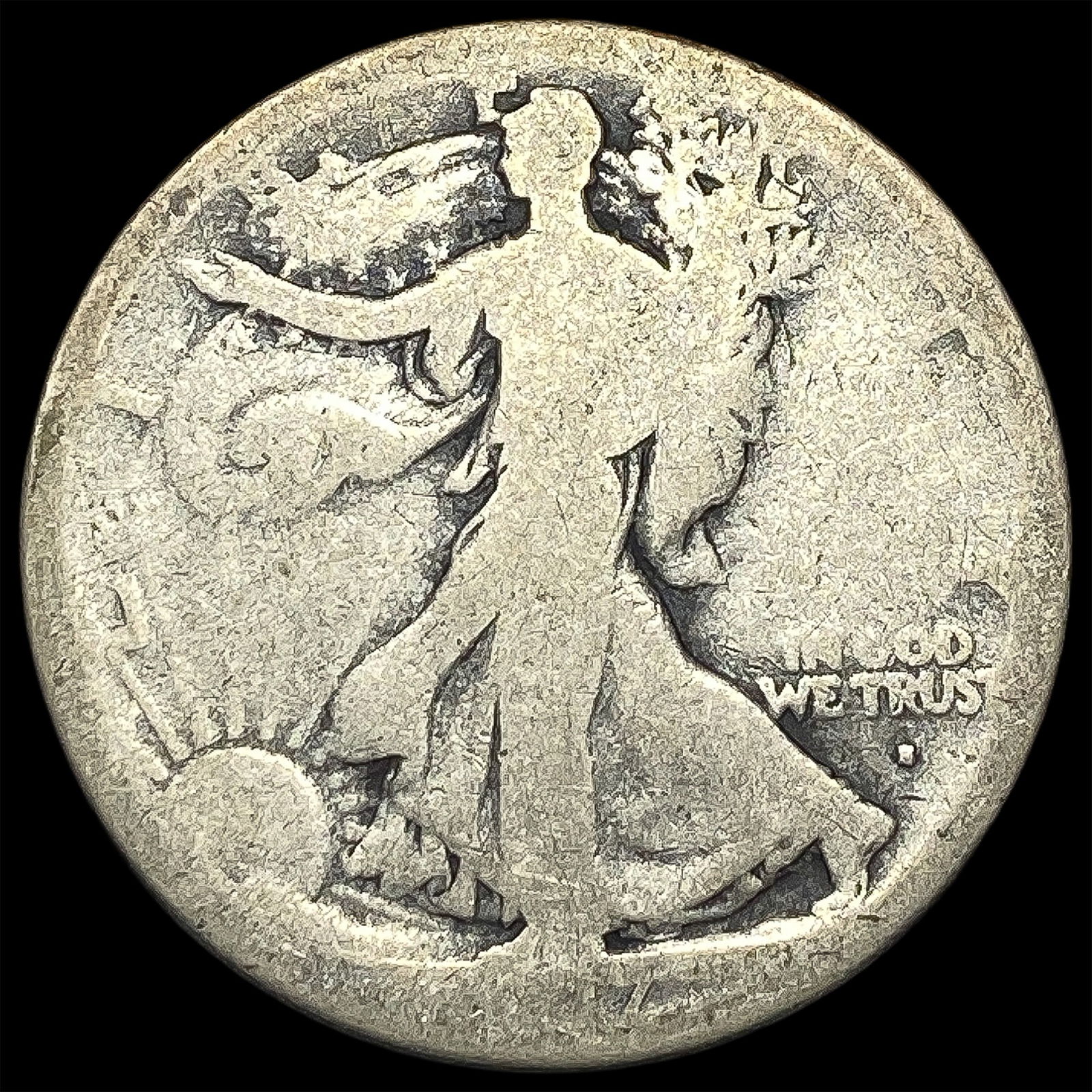 1917-S Walking Liberty Half Dollar NICELY CIRCULATED: 1917-S Walking Liberty Half Dollar NICELY CIRCULATED