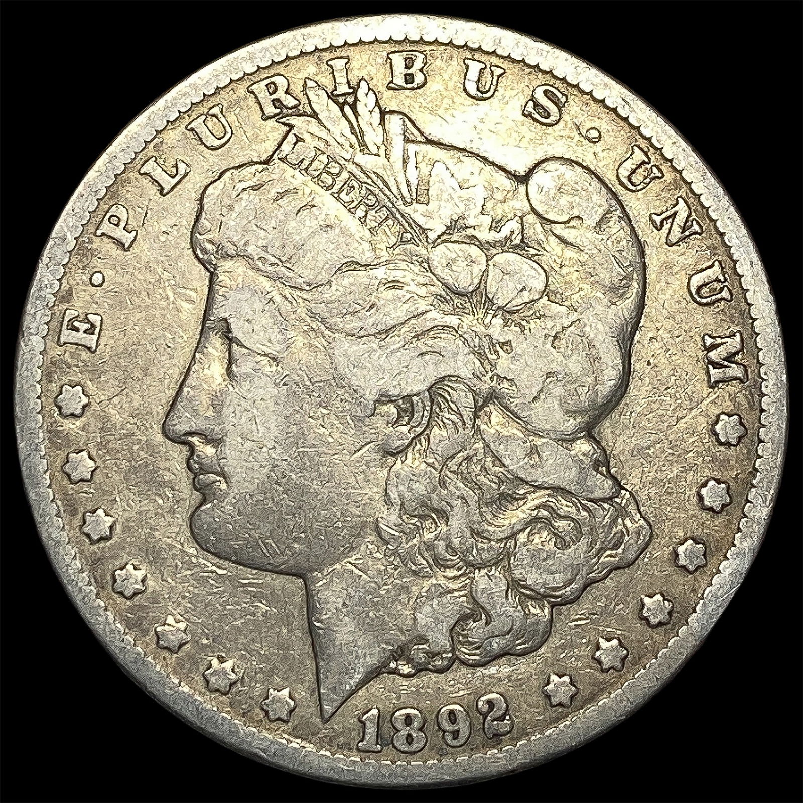 1892-CC Morgan Silver Dollar NICELY CIRCULATED (1 of 2)