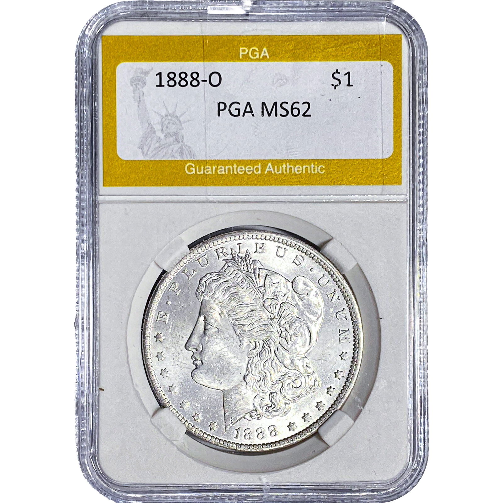1888-O Morgan Silver Dollar PGA MS62 (1 of 2)