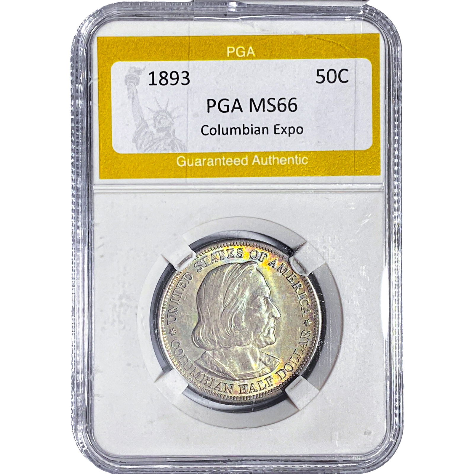 1893 Columbian Expo Half Dollar PGA MS66 (1 of 2)