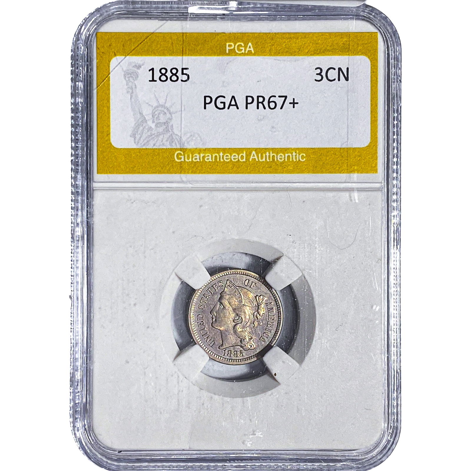 1885 Nickel Three Cent PGA PR67+ (1 of 2)