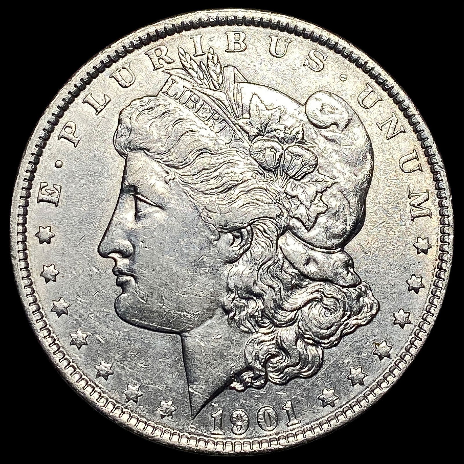 1901 Silver Morgan Dollar CLOSELY UNCIRCULATED (1 of 2)
