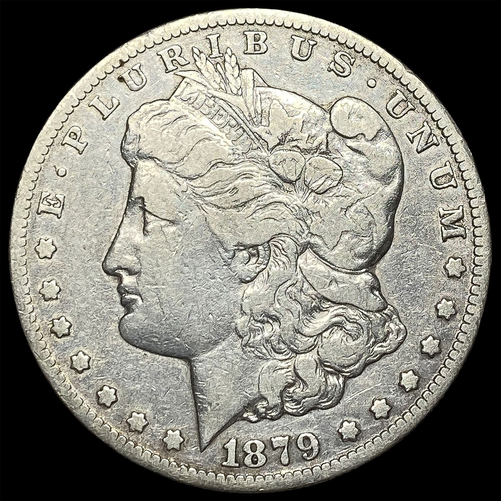 1879-CC Silver Morgan Dollar LIGHTLY CIRCULATED (1 of 2)