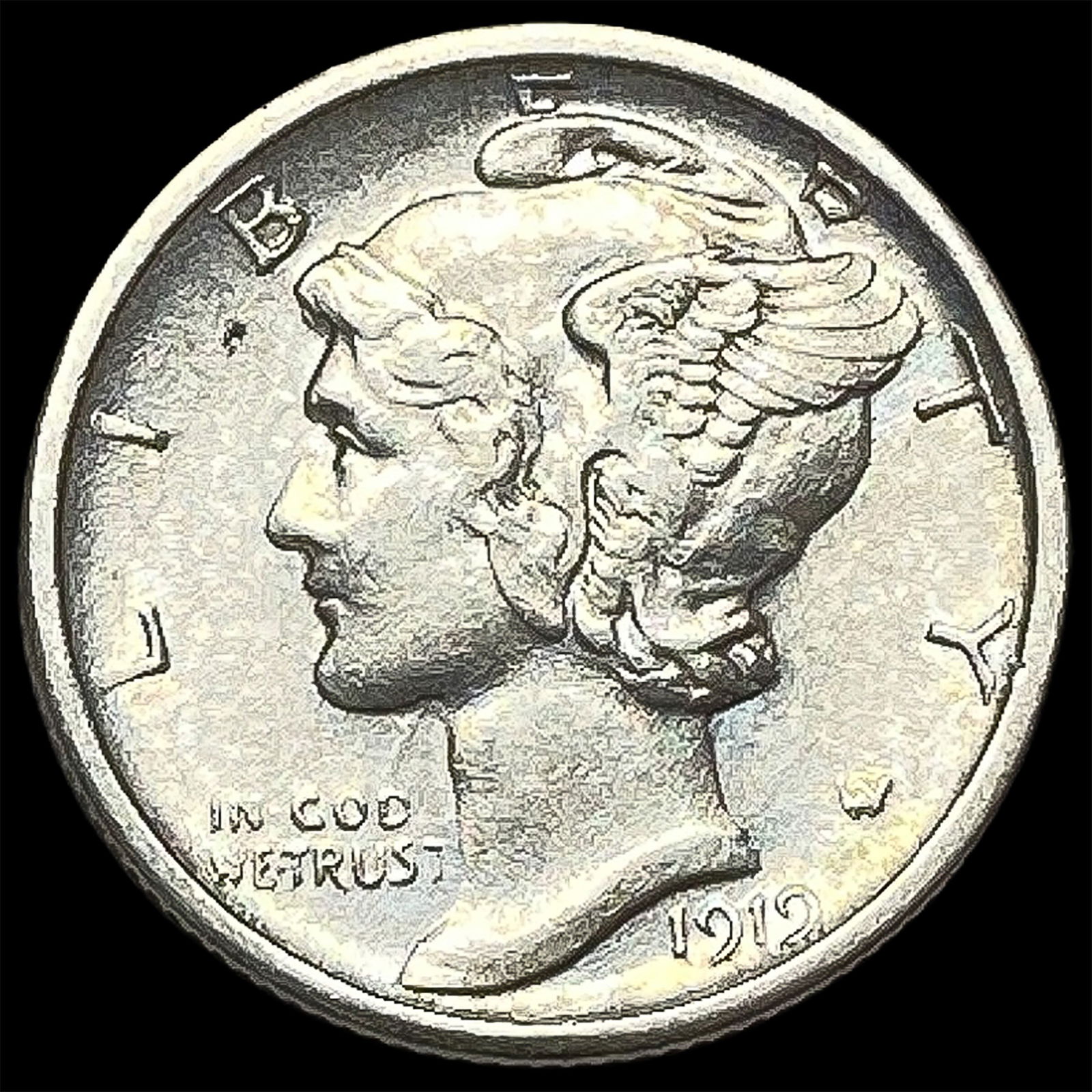 1919-D Silver Mercury Dime CHOICE AU (1 of 2)