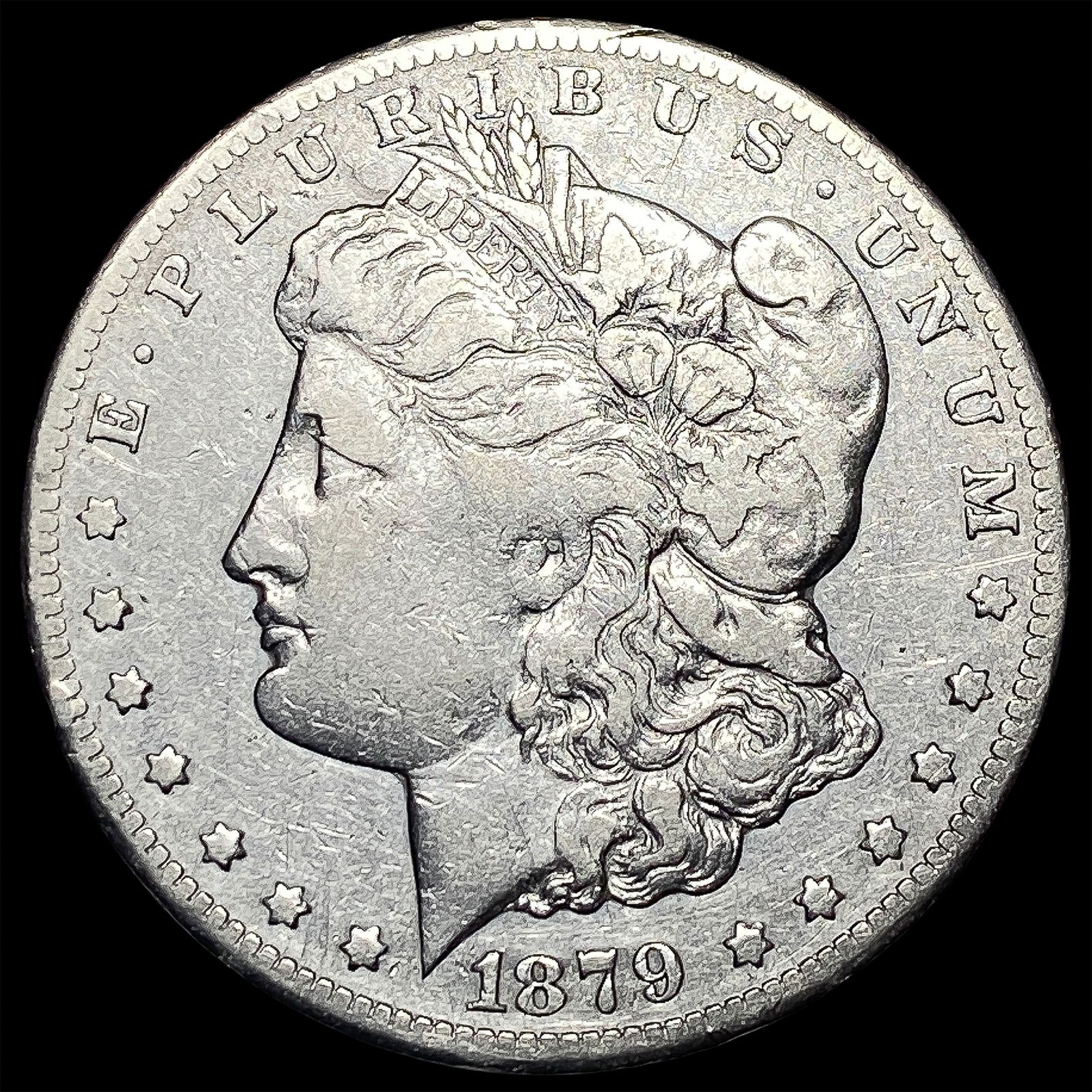1879-CC Silver Morgan Dollar LIGHTLY CIRCULATED (1 of 2)