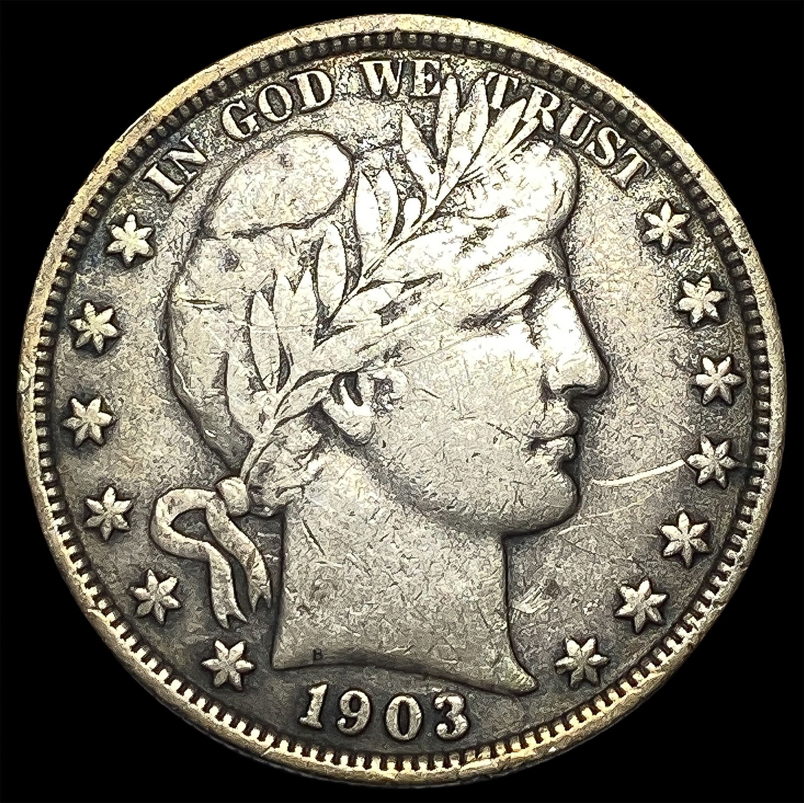 1903 Barber Half Dollar ABOUT UNCIRCULATED (1 of 2)
