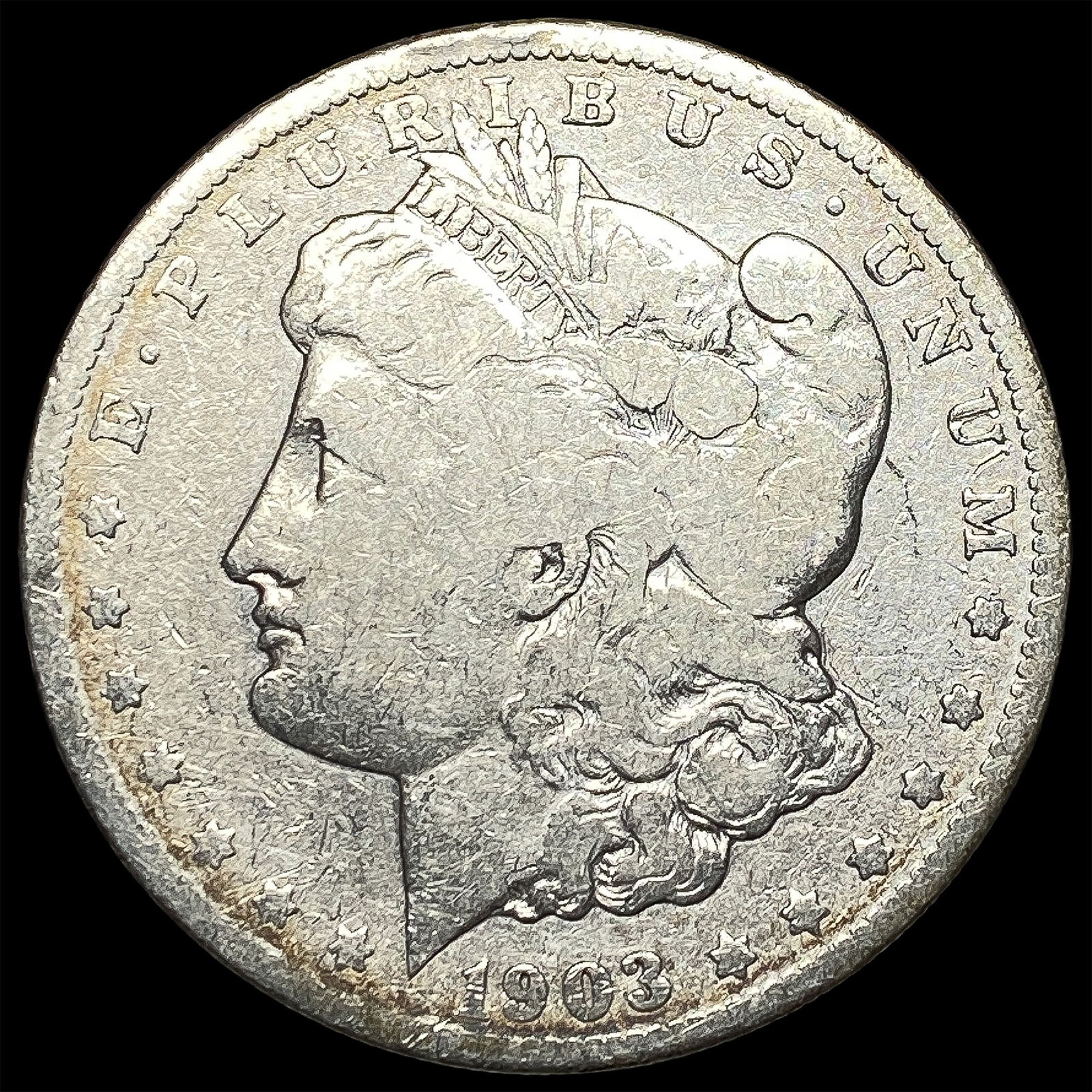 1903-S Silver Morgan Dollar NICELY CIRCULATED: 1903-S Silver Morgan Dollar NICELY CIRCULATED