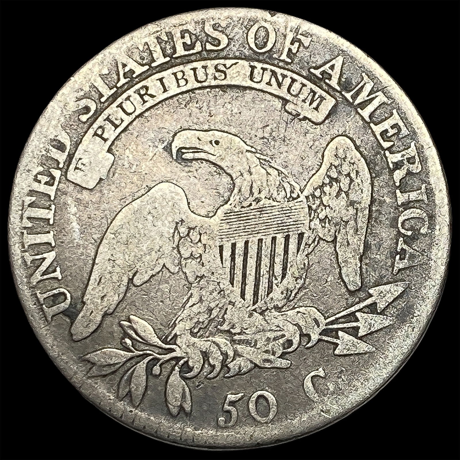 1817 Capped Bust Half Dollar NICELY CIRCULATED - 2