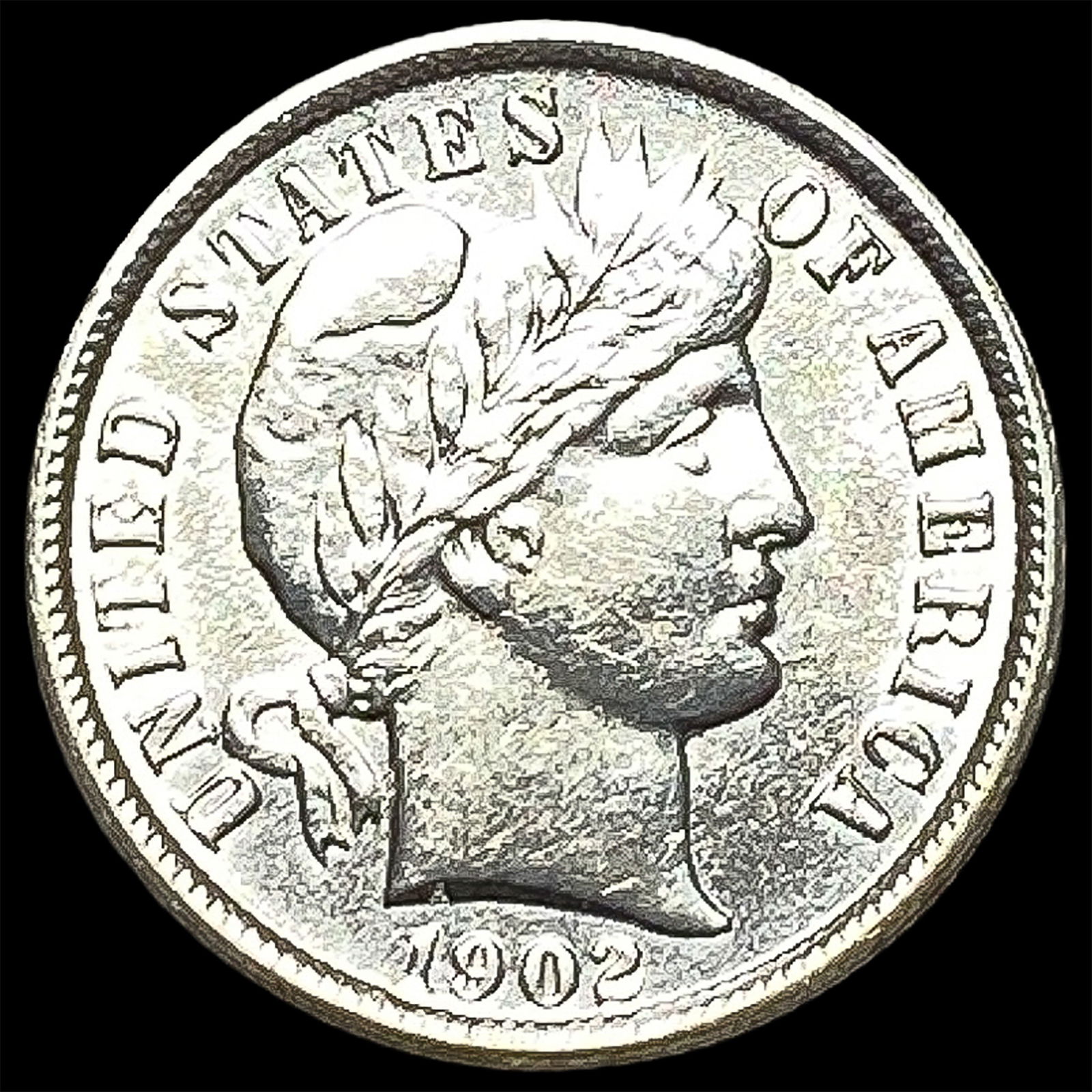 1902 Barber Dime CLOSELY UNCIRCULATED (1 of 2)