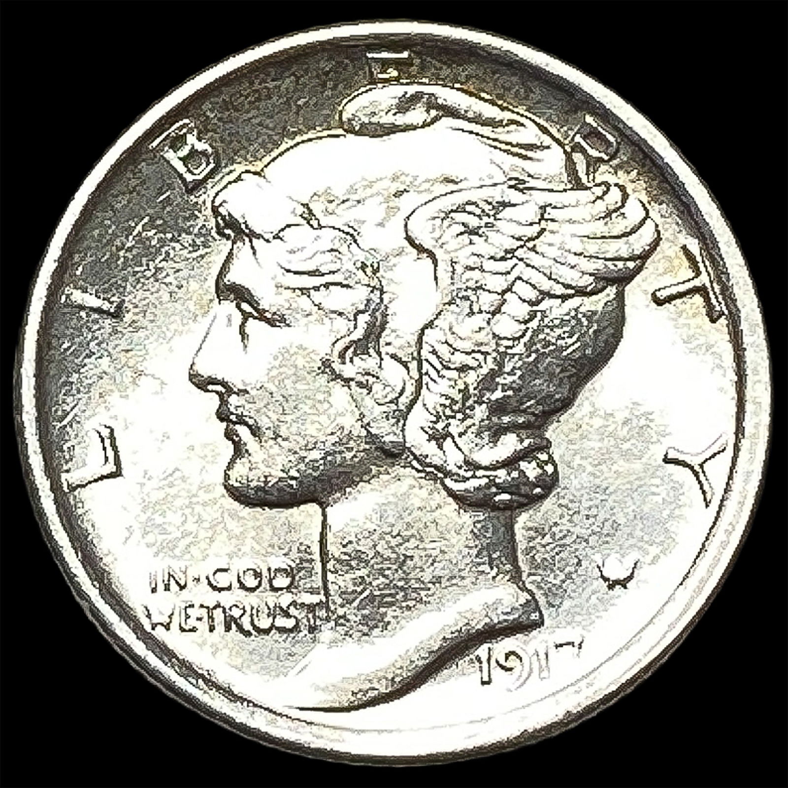 1917 Silver Mercury Dime UNCIRCULATED: 1917 Silver Mercury Dime UNCIRCULATED