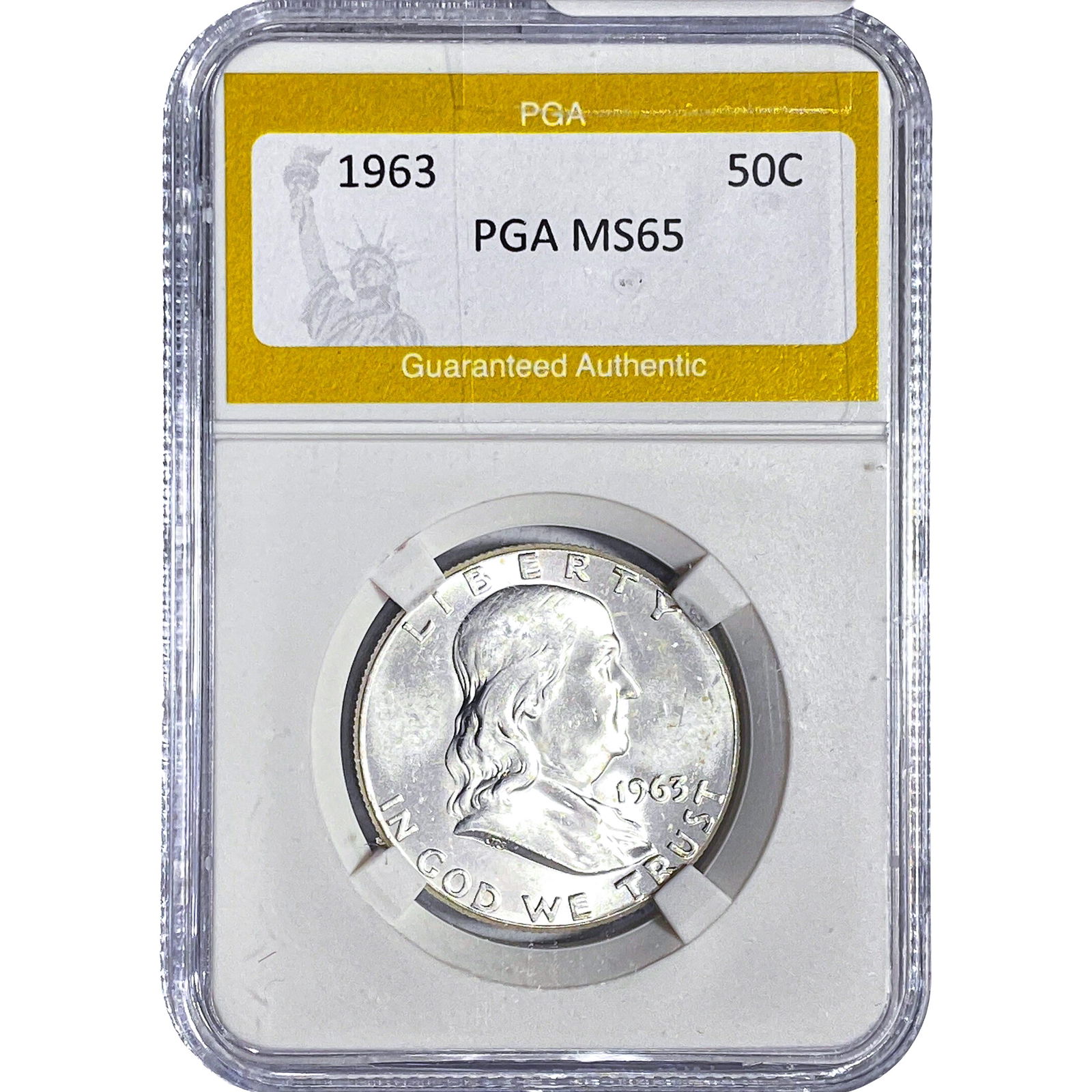 1963 Franklin Half Dollar PGA MS65 (1 of 2)
