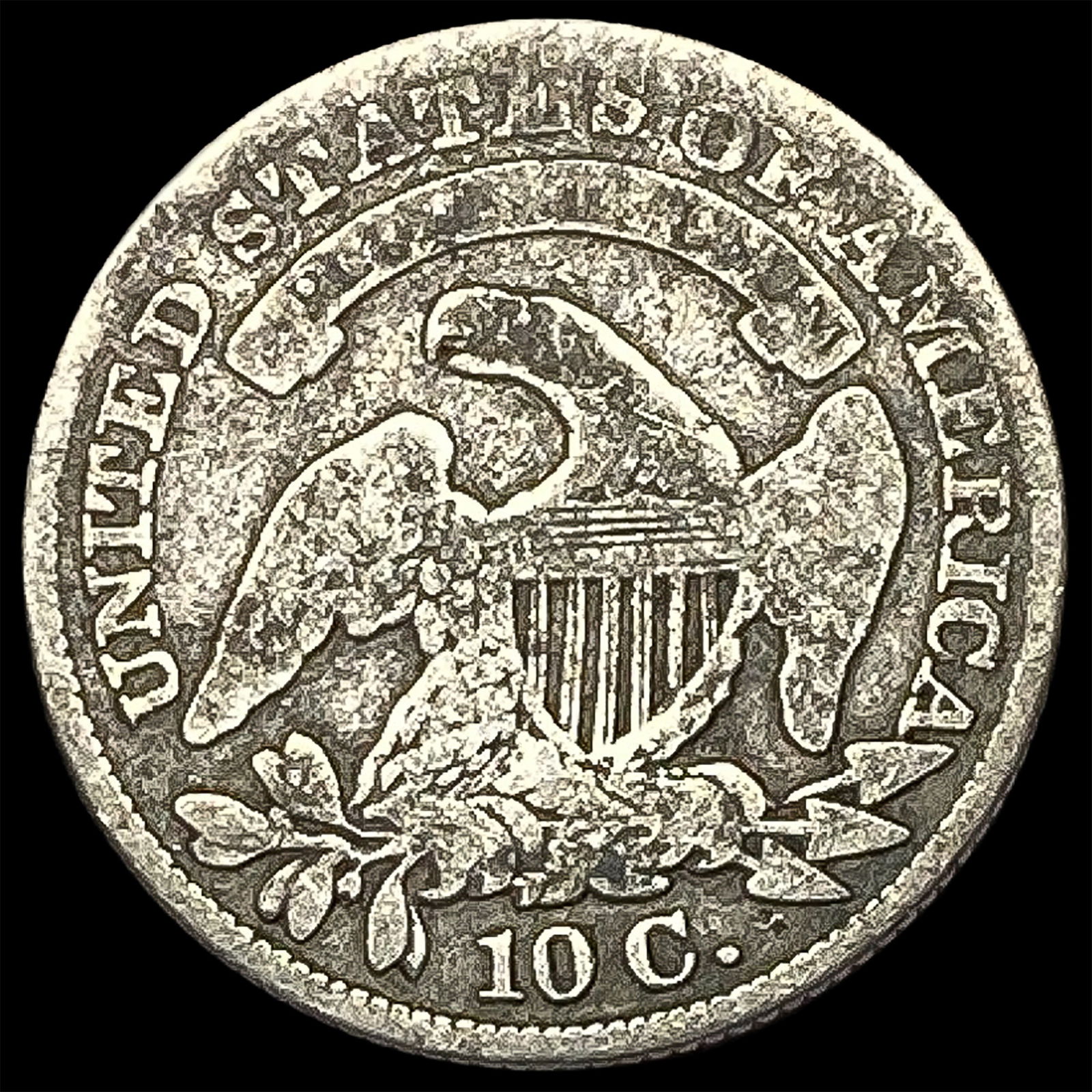 1832 Capped Bust Dime NICELY CIRCULATED - 2