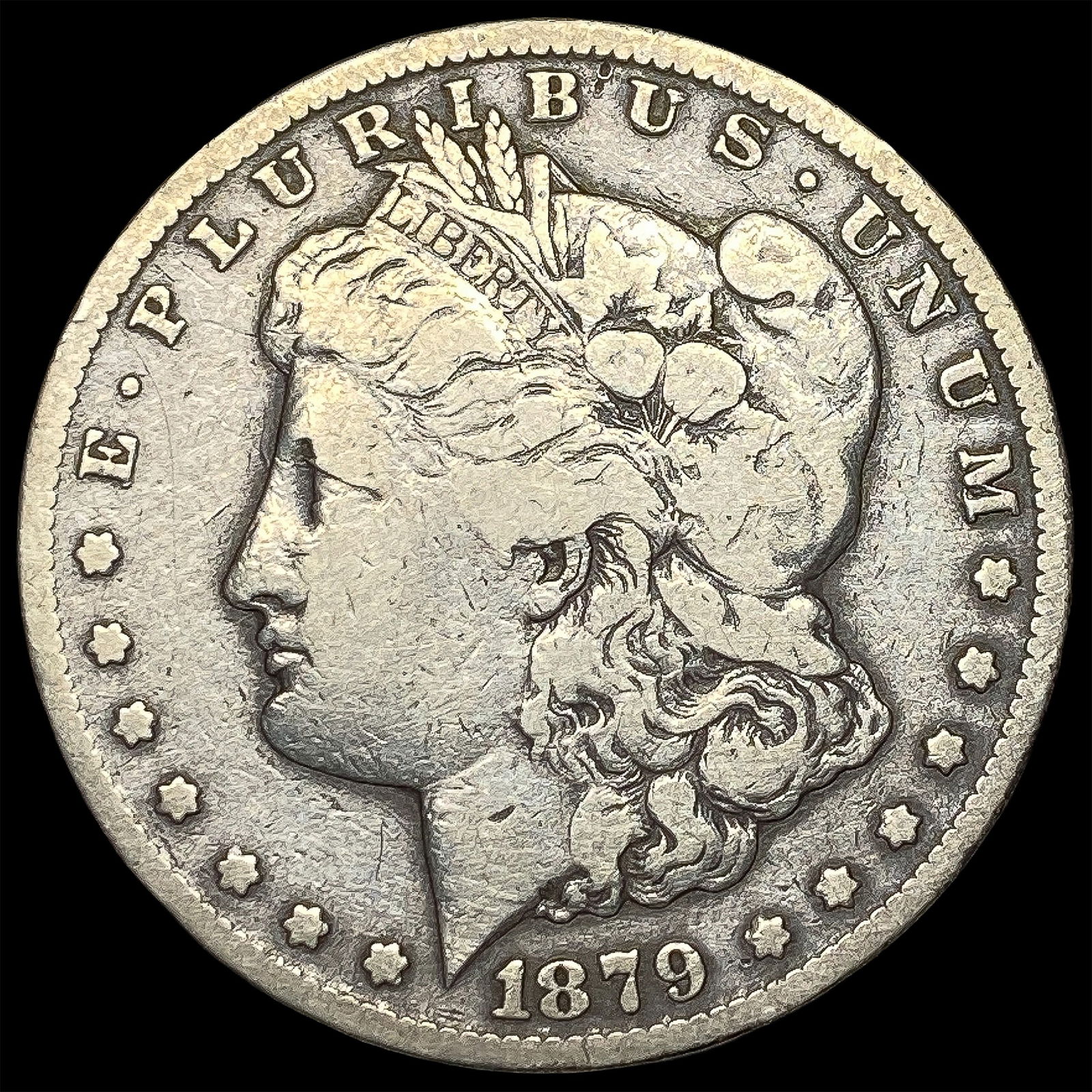 1879-CC Silver Morgan Dollar LIGHTLY CIRCULATED: 1879-CC Silver Morgan Dollar LIGHTLY CIRCULATED