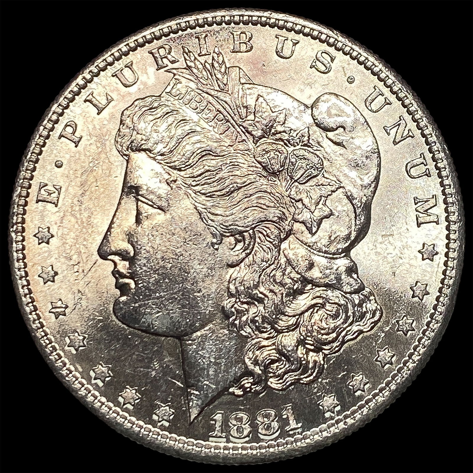 1881-S Morgan Silver Dollar CHOICE BU (1 of 2)