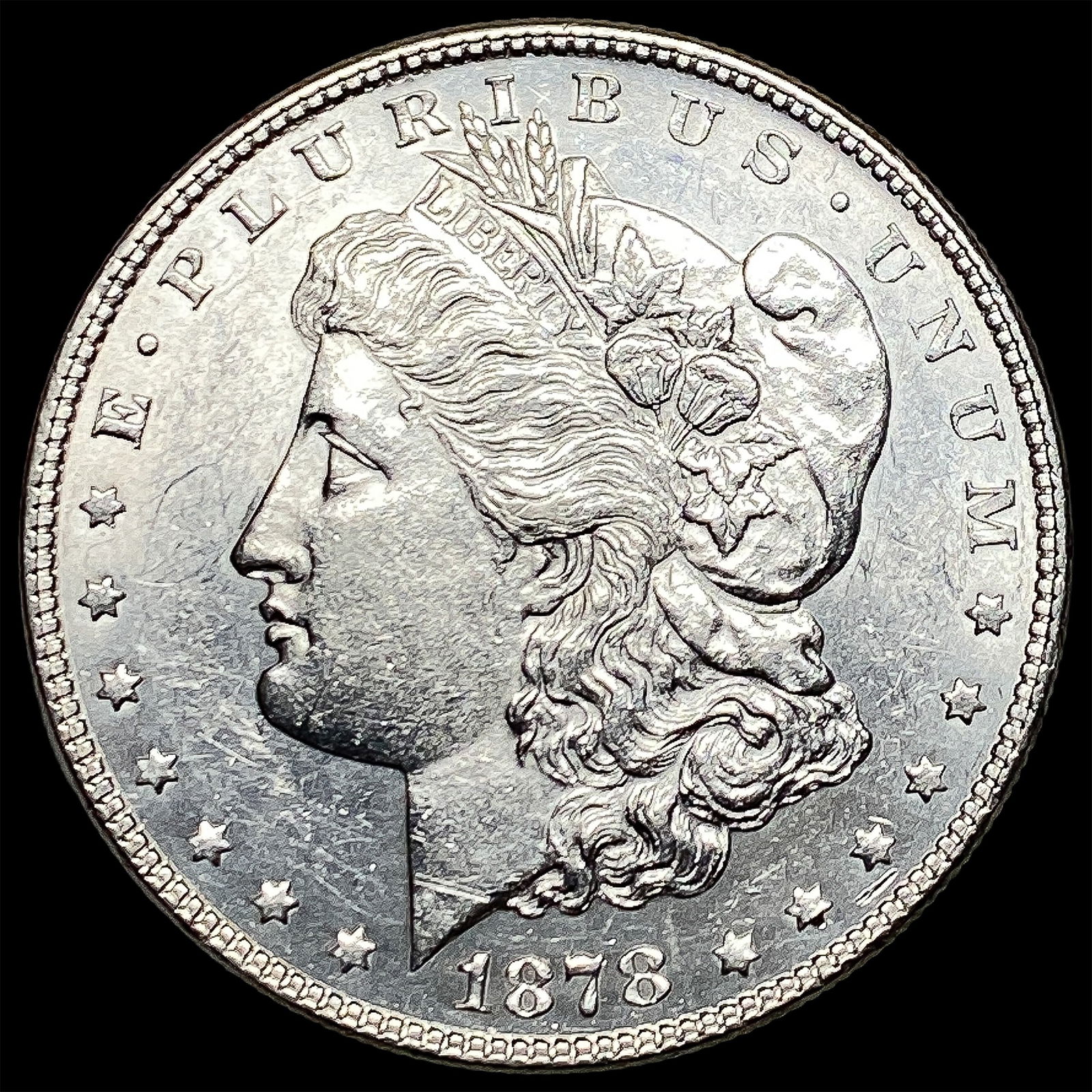 1878 Silver Morgan Dollar UNCIRCULATED: 1878 Silver Morgan Dollar UNCIRCULATED