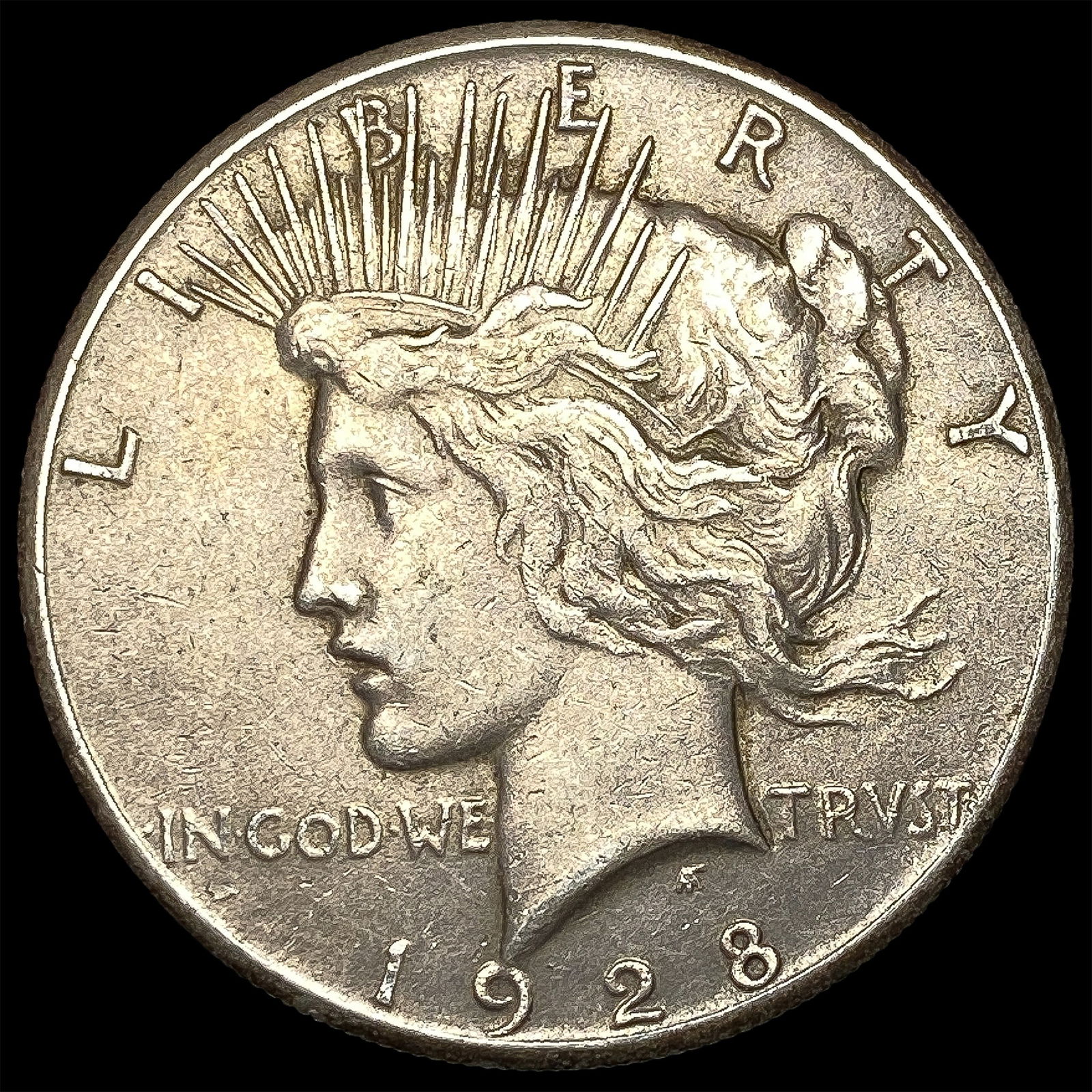 1928 Silver Peace Dollar CLOSELY UNCIRCULATED: 1928 Silver Peace Dollar CLOSELY UNCIRCULATED