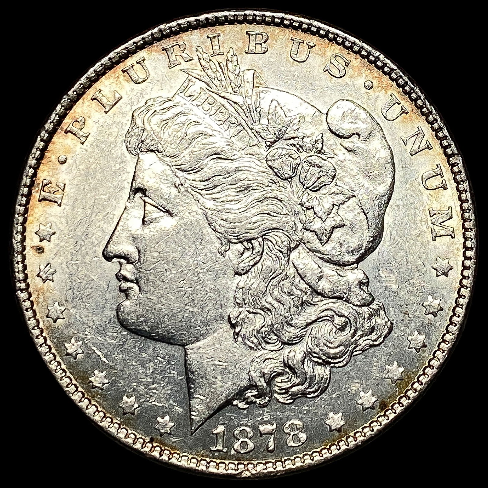 1878 Silver Morgan Dollar CHOICE AU: 1878 Silver Morgan Dollar CHOICE AU