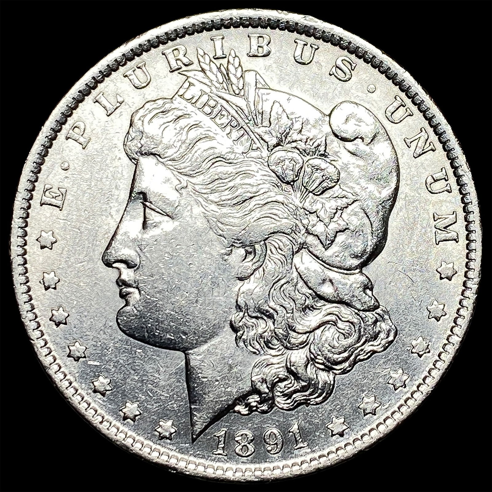1891 Morgan Silver Dollar UNCIRCULATED: 1891 Morgan Silver Dollar UNCIRCULATED