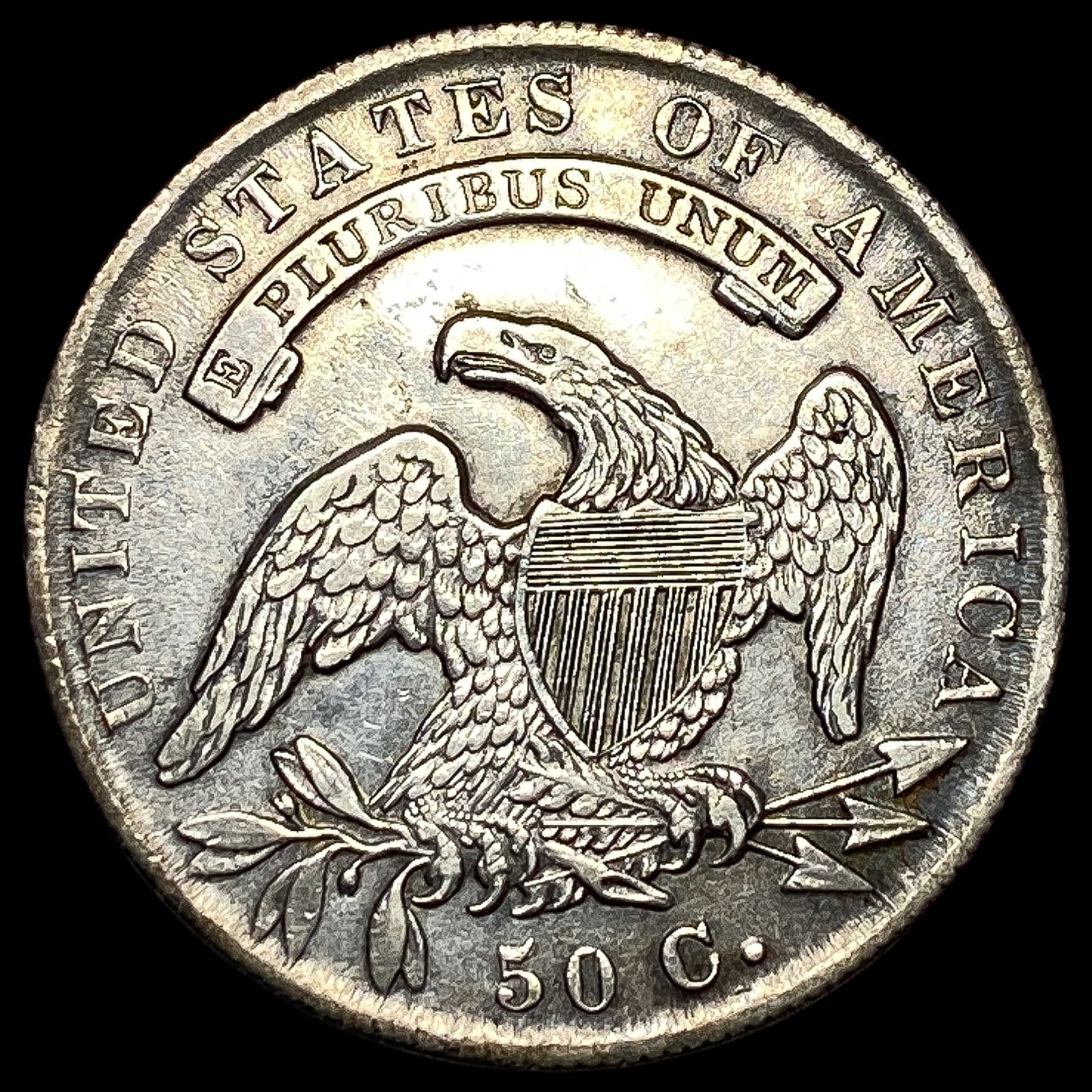 1836 Capped Bust Half Dollar CLOSELY UNCIRCULATED - 2