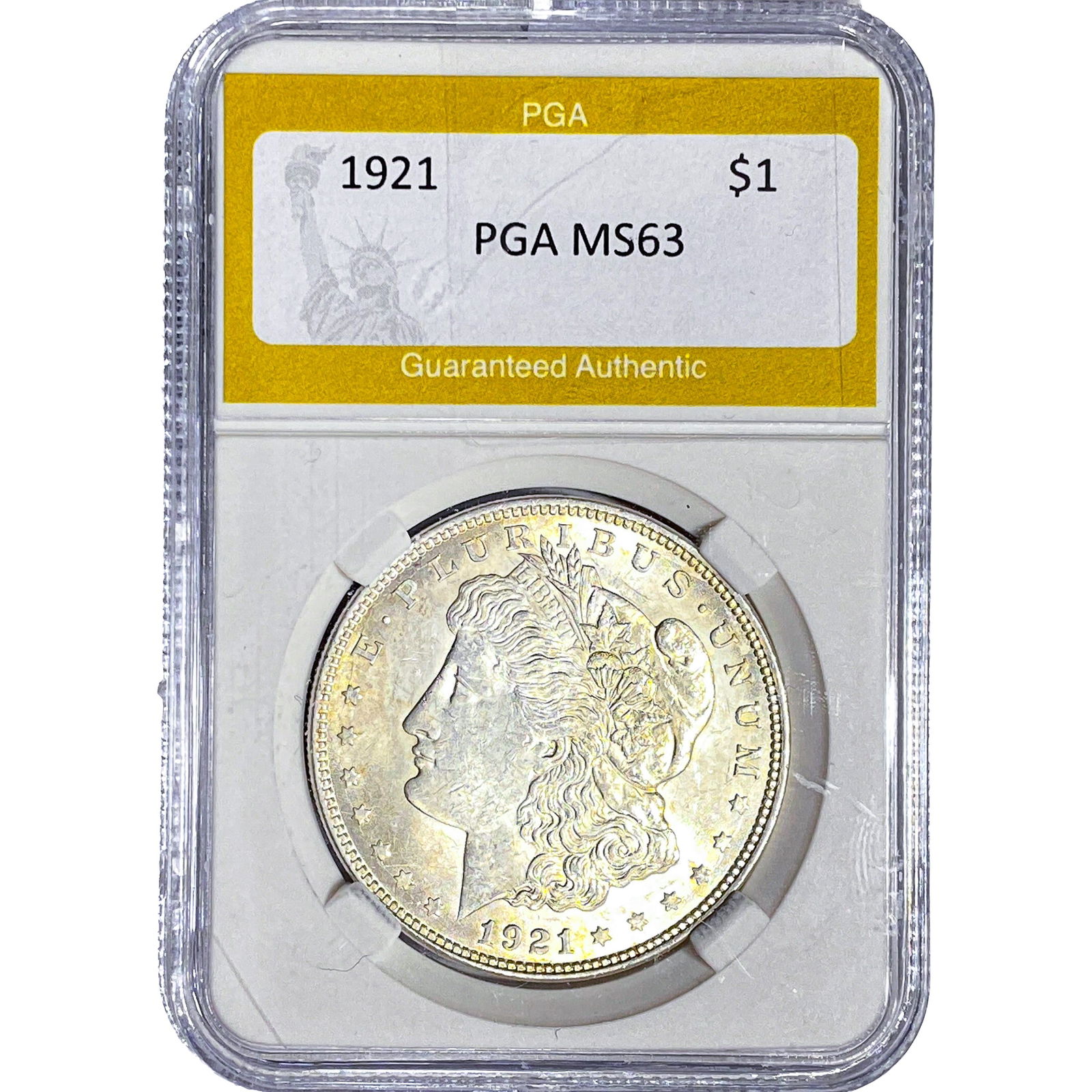 1921 Morgan Silver Dollar PGA MS63 (1 of 2)