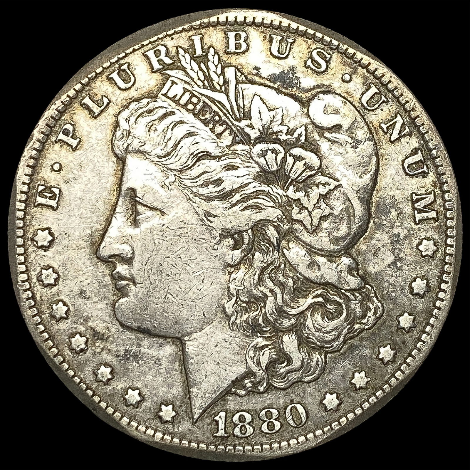 1880-CC Silver Morgan Dollar NEARLY UNCIRCULATED (1 of 2)