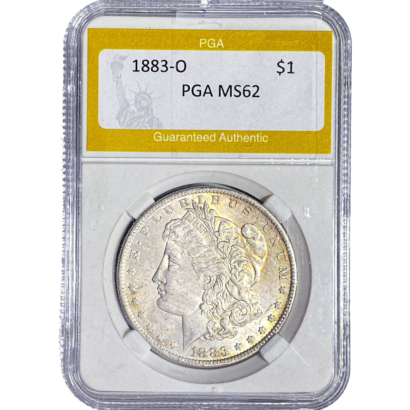 1883-O Morgan Silver Dollar PGA MS62: 1883-O Morgan Silver Dollar PGA MS62