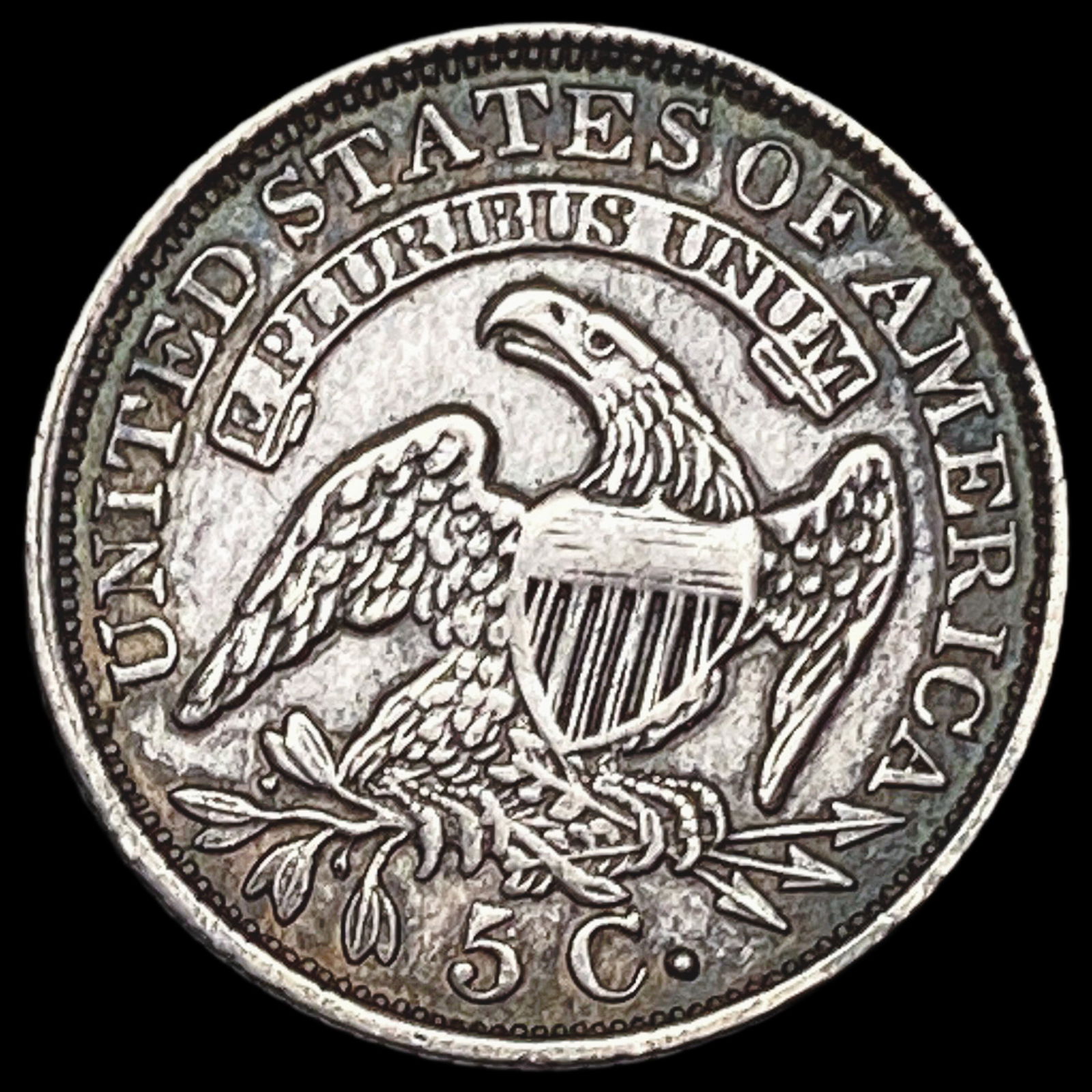 1832 Capped Bust Half Dime CLOSELY UNCIRCULATED - 2