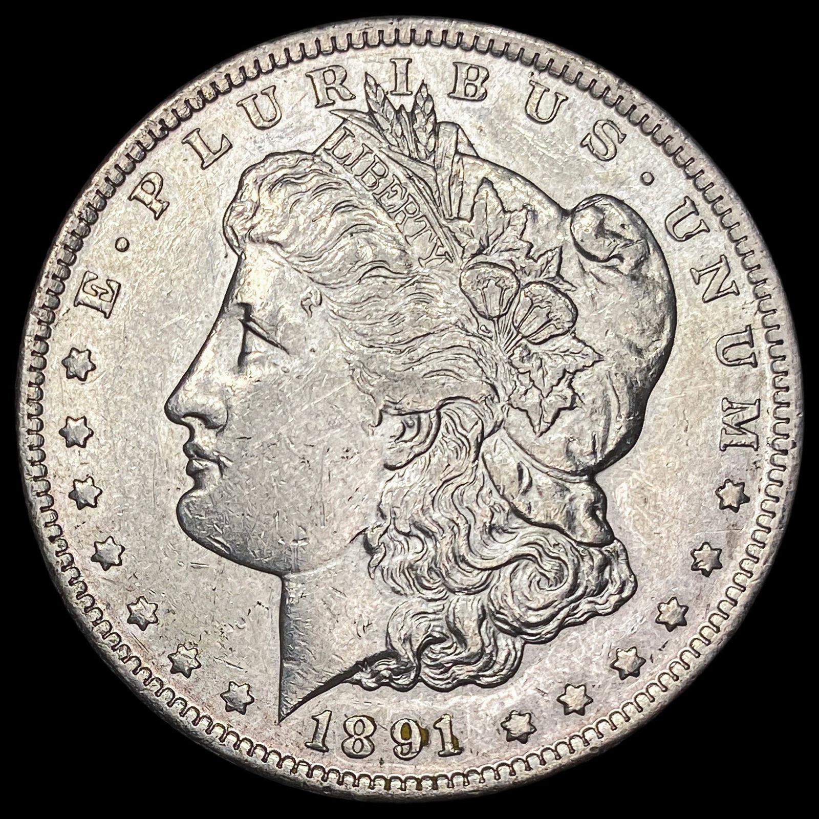 1891-CC Silver Morgan Dollar CLOSELY UNCIRCULATED (1 of 2)