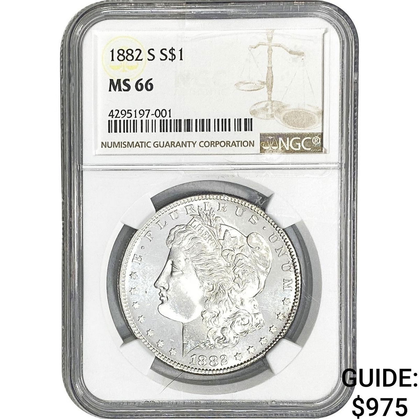 1882-S Morgan Silver Dollar NGC MS66 (1 of 2)
