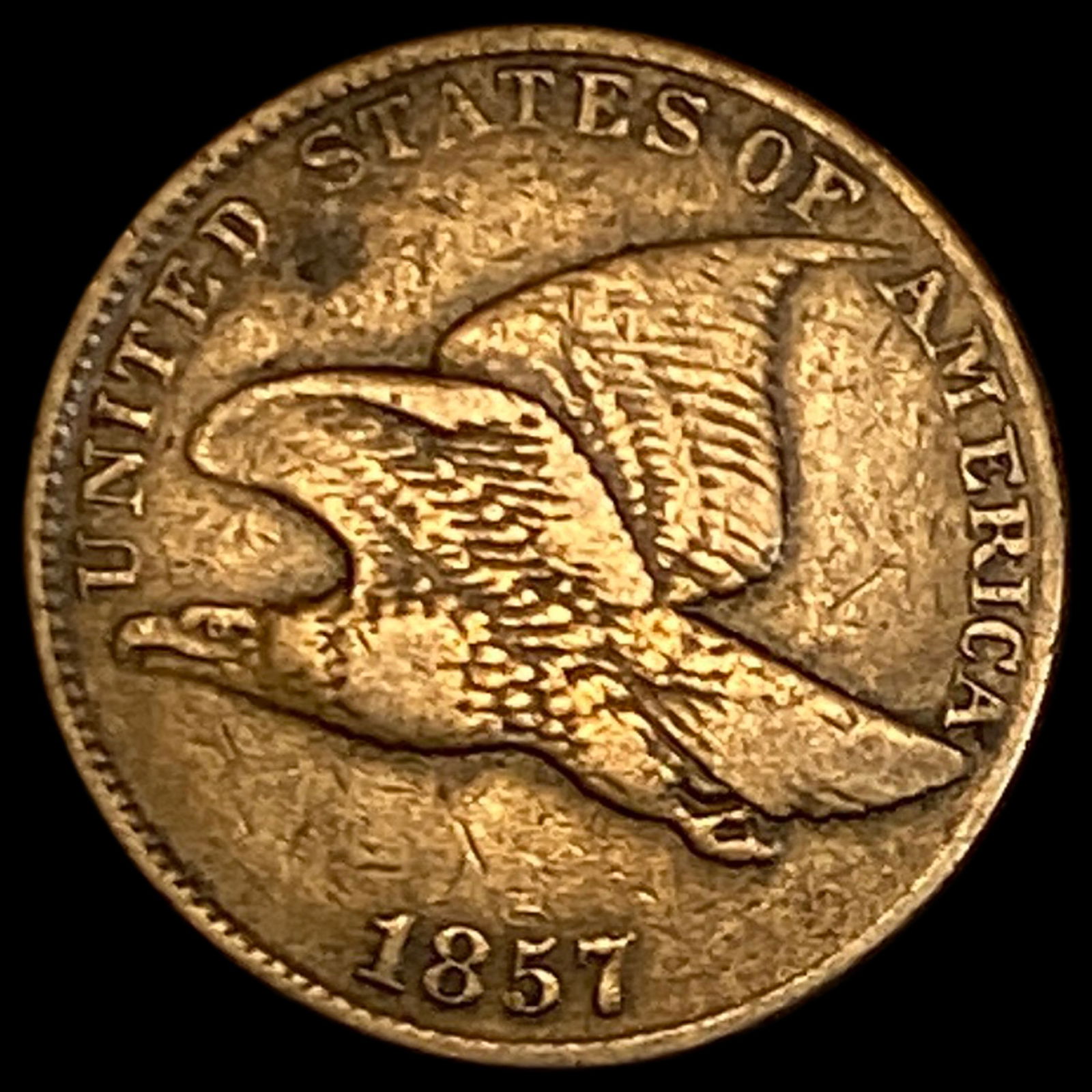 1857 Flying Eagle Cent LIGHTLY CIRCULATED: 1857 Flying Eagle Cent LIGHTLY CIRCULATED