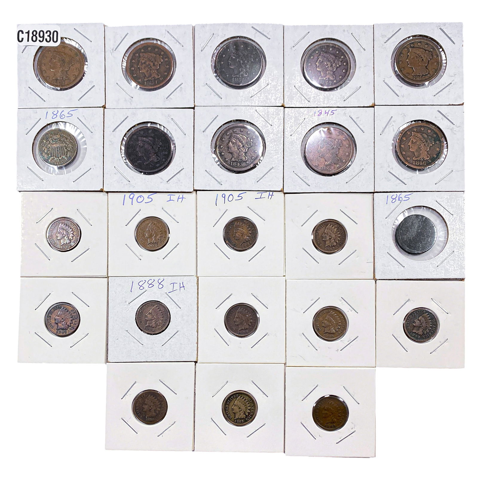 Various Dates U.S. 1C Coin Lot (1 of 2)