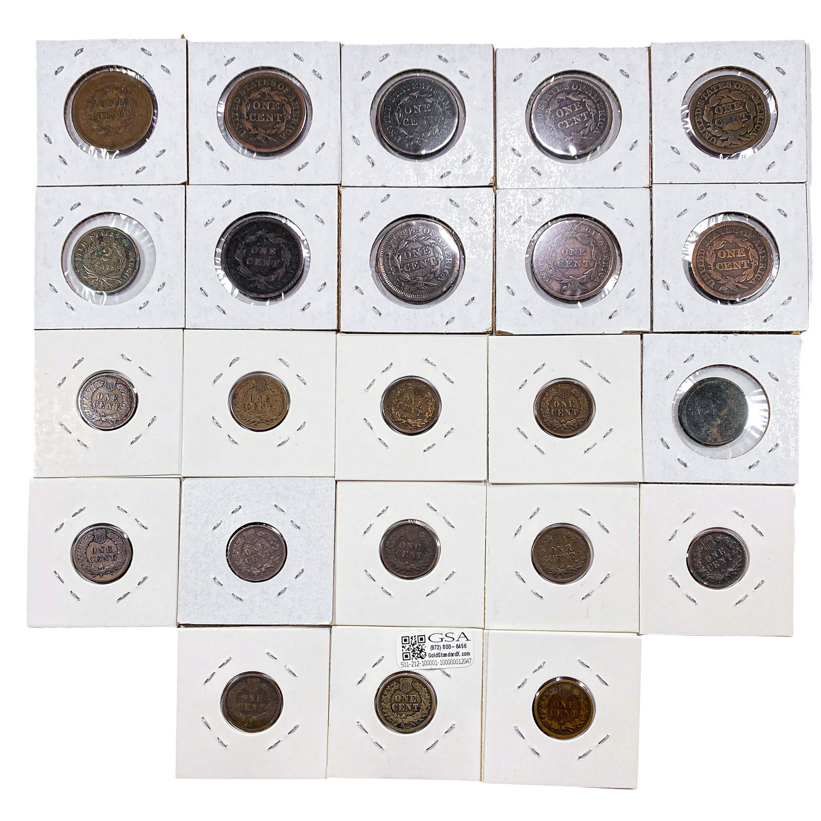 Various Dates U.S. 1C Coin Lot - 2