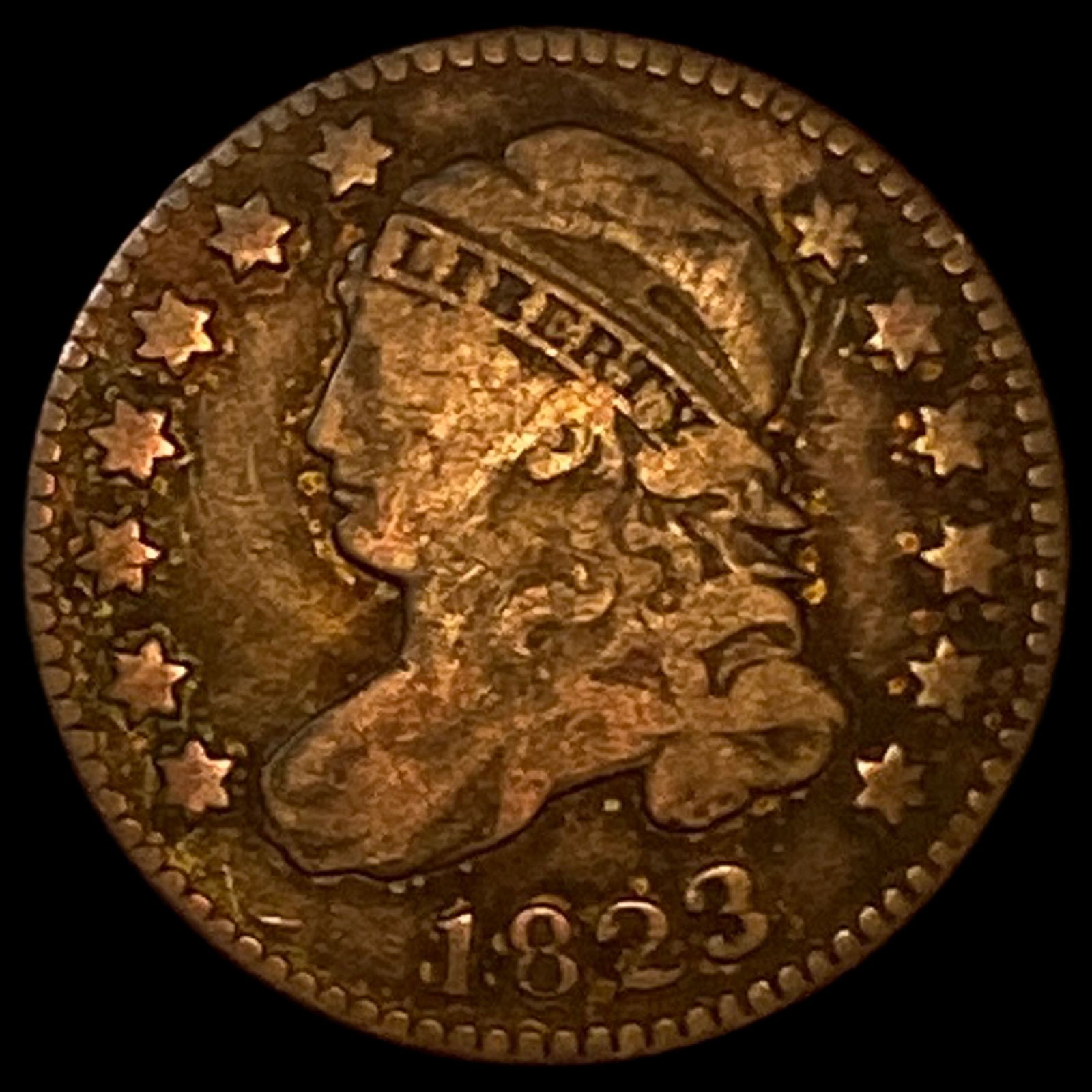 1823 Capped Bust Dime LIGHTLY CIRCULATED (1 of 2)