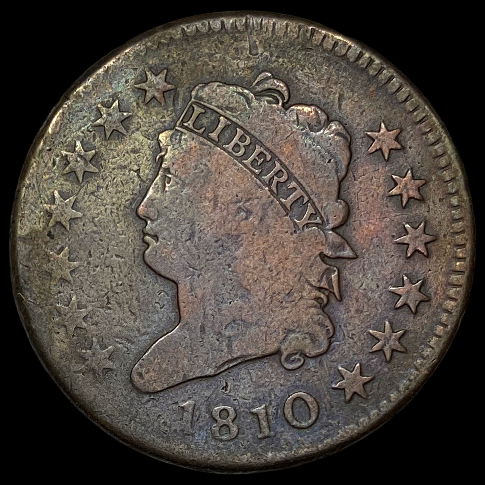1810 Classic Head Large Cent LIGHTLY CIRCULATED (1 of 2)