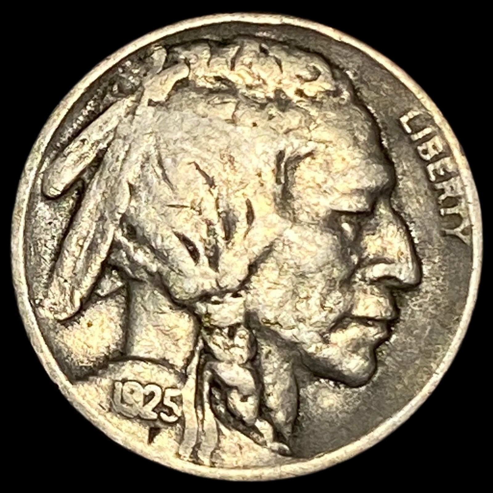 1925-S Buffalo Nickel LIGHTLY CIRCULATED: 1925-S Buffalo Nickel LIGHTLY CIRCULATED